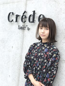 クレーデ ヘアーズ 五日市店(Crede hair's) 外ハネふんわりボブ