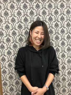 スロースペース ピンクインナーカラー