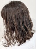 フォギーベージュ×ゆるふわボブ【R's hair yasu】