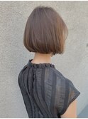 秋先取りボブスタイル/ニュアンスカラー/グレーベージュ