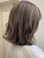 ヘアーデザイン シュシュ(hair design Chou Chou by Yone)&nbsp;☆chouchou☆外ハネボブ×ベージュカラー