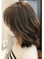 ネックス 表参道本店(nex)&nbsp;nex表参道 ハイライトカラー　ショート　ベージュ