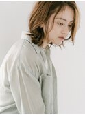 【大人可愛い エアリーミディ 小顔 外ハネ 20代30代40代】