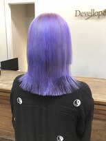 デヴェロペ(Devellope.)&nbsp;【Devellope.】千葉担当　ブリーチカラー　ハイトーン　パープル
