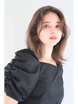 ガリカ 博多(Gallica) <長まなみ>プラチナグレージュ & 毛束感☆無造作medium ☆