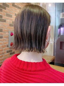 メイクス 表参道(MAKE'S omotesando) 切りっぱなしボブ　お客様スタイル【店長　イカリ　ジュンイチ】
