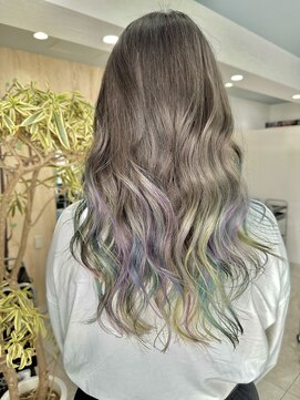 サニー 西中島店(sunny.) ユニコーンカラー/美髪/アッシュグレー/イメチェン