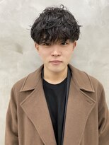 ソーコ 渋谷(SOCO)&nbsp;メンズマッシュスパイラルパーマ波巻きパーマ