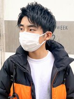 ポーチバイハニー オモテサンドウ(PORCH by HONEY omotesando)&nbsp;「PORCH齊藤」お客様スタイル　アップバング　束感　コンマヘア