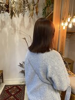 イング(ing) chocolate brown × line