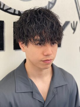 ミオ ゾーン(Mio'' ZONE) 東大阪長瀬メンズ専門美容室ZONEツイスパマッシュパーマ