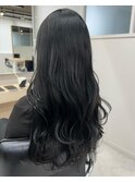 韓ヘアブリーチなし☆透明感抜群のオリーブブラック #奥村