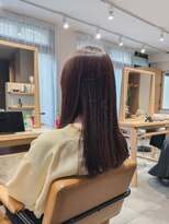 クラップス 上大岡(CLAPS)&nbsp;ピンクブラウン/ツヤカラー/セミロング【ブリーチ無し】