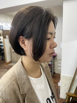 メルシー トータル ブランディング サロン(merci TOTAL BRANDING SALON) 大人耳掛けショートボブ【横浜】