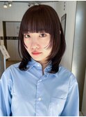 ウルフレイヤーロング透明感カラーネビージュ_ba498451