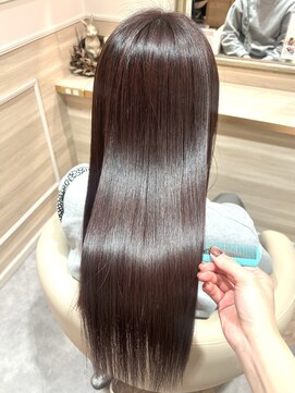 アンド ラ ブランシュ(&.La Blanche) フェミニンロング/メルティカラー/似合わせカット/髪質改善