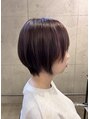 ヘアダイニング ボア(hair dining BoA's) ショートボブ×チョコレートカラー
