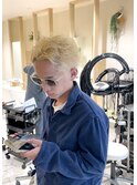 スパイキーショート×抜きっぱなしブリーチ