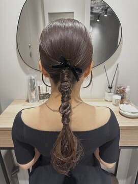 ミンクスオーバー(MINX OVER) 【ヘアセット】タイト編み下ろし