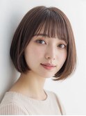 くびれヘア ハイライトカラー アプリコットオレンジ 夏