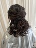【ハーフアップヘアセット】￥3500