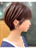 ショートボブ/ショートヘア/ショートパーマ