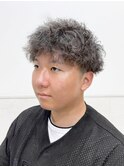 ツイスパ/刈り上げ/マッシュ/メンズパーマ/アップバング