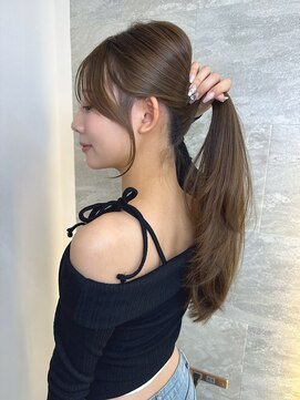 ロンドアヴァントゥス 池袋(Lond aventus) イメチェン外ハネボブ美髪ワイドバングレイヤーショート/池袋