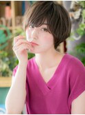 くすみカラー前下がり小顔ナチュラルマッシュh4川口30代40代50代