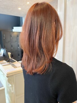 キャアリー(Caary) 福山人気ダメージレス髪質改善ブリーチなしオレンジレイヤー美髪