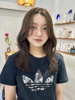 オーリーエトワ 御器所(oorry.etwa)&nbsp;【韓国レイヤー】くびれヘア/オリーブマロンベージュ