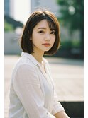 忙しい30代に人気!越谷の時短ボブ×チョコレートブラウン