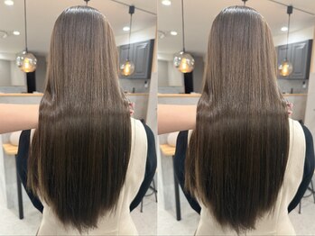 ナウアズ(now as.)の写真/【明石駅/徒歩3分】TOKIO・Aujua・最新の質感再整トステア、超音波アイロンなど最高峰のヘアケアが充実♪