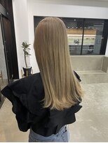 ノートエートル 西金沢(Nought etre)&nbsp;10代/20代/ハイトーンカラー/ケアブリーチ/ツヤ髪スタイル