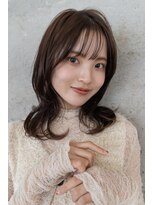 スミス 秋葉原(Smith)&nbsp;レイヤーカットハッシュカット顔まわりミディアムロング