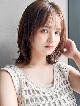 リヤン 表参道(lyann) デジタルパーマナチュラルカールオリーブグレーうる艶髪美髪