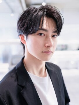 ハバナ 渋谷(HAVANA) 【ナチュラルセンターパート】メンズヘア/ニュアンスパーマ