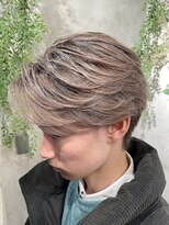 ハーシーバイアポロ 相模大野(HERSHE by apollo) MEN’S HAIR/ブルーブラック/フェザーパーマ/ハイライト