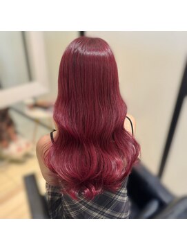 ソレイユ(Soleil) ボルドー/ブリーチなしピンク/ワンカラー/暖色カラー