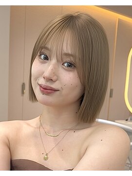 サンドイエナ 横浜店(sand yena) 癖毛さん向け切りっぱなしボブ