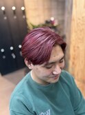 高発色ピンクカラー1ブリーチ