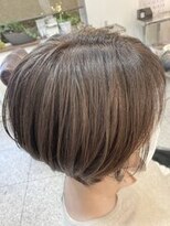 ナゴミノヒトトキ(NAGOMI NO HiTOTOKi) 前下がり大人ショート【オリーブベージュ】 30代40代50代