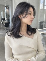 モト 船橋(moto)&nbsp;暗髪ブルーブラック/韓国レイヤー/船橋
