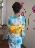 浴衣着付け