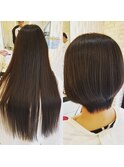 20代30代40代/ヘアドネーション/シンプルボブ/ナチュラルボブ