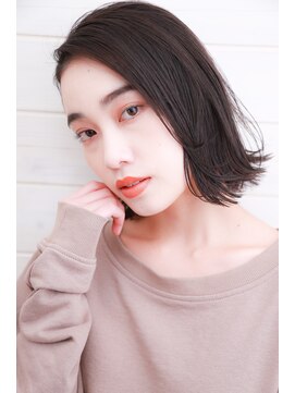 オーシャン(Ocean) [OCEAN Hair&Life]黒髪☆切りっぱなし☆大人ボブ☆