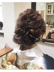 成人式　hair arrange