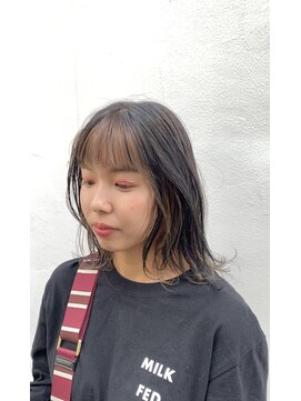 アカ(ACA) 外ハネbob×インナーcolour