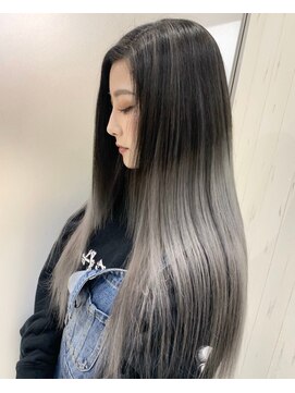 ディバイス(Device) 【Device心斎橋】バレイヤージュカラーエクステ