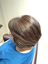 シンリア(ShinLia) 30代40代☆ベージュカラー×ひし形ショートボブ